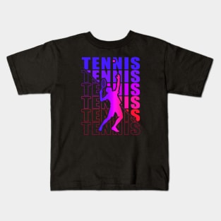 Tennis Clothing For Tennis Players Coaches Fans Kids T-Shirt